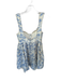 For Love & Lemons Size Small Blue & White Linen Blend floral print Floral Dress Blue & White / Small