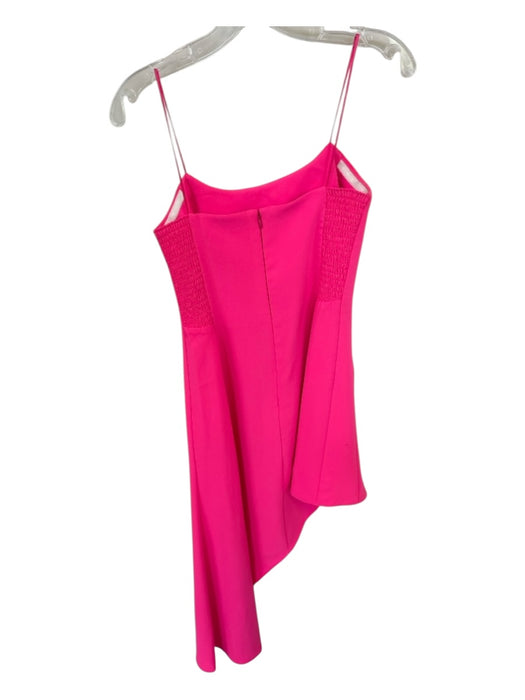 Amanda Uprichard Size S Hot pink Polyester Strapless Asymetric Dress Hot pink / S