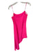 Amanda Uprichard Size S Hot pink Polyester Strapless Asymetric Dress Hot pink / S