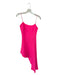 Amanda Uprichard Size S Hot pink Polyester Strapless Asymetric Dress Hot pink / S