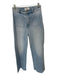 Rolla's Size 28 Med Light Wash Cotton Blend High Waist Wide Leg Jeans Med Light Wash / 28
