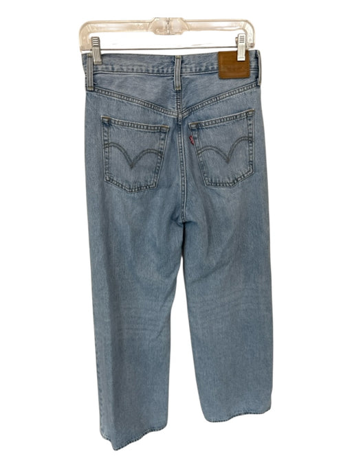 Levi's Size 27 Med Light Wash Cotton High Waist Wide Leg Jeans Med Light Wash / 27