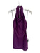 Lulus Size S Purple Polyester Halter Neck Open Back Dress Purple / S