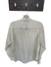 See By Chloe Size 2 Ivory Silk Blend Button Down Button Sleeve Sheer Top Ivory / 2