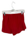 Alo Yoga Size SP Red Polyester Elastic Waist Drawstring Athletic Shorts Red / SP
