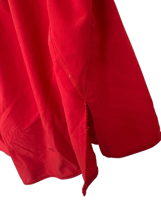 Alo Yoga Size SP Red Polyester Elastic Waist Drawstring Athletic Shorts Red / SP