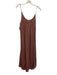 9 Seed Size One Size Mauve Pink Cotton Spaghetti Strap Pleat Detail Dress Mauve Pink / One Size