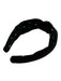 Lele Sadoughi Black Velvet Bow Detail Shine One Size Headband Black