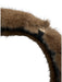 Surell Brown Mink Fur One Size Headband Brown