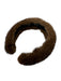 Surell Brown Mink Fur One Size Headband Brown