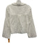 Hill House Size S White Cotton Eyelet Long Sleeve Button Up Collar Top White / S