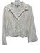 Hill House Size S White Cotton Eyelet Long Sleeve Button Up Collar Top White / S