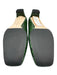 Francis Valentine Shoe Size 9 Green & Gold Leather Block Heel Pumps Green & Gold / 9