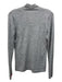 Kinross Size L Gray Cashmere Heathered V Neck Long Sleeve Ribbed Sleeve Sweater Gray / L