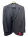 Ermenegildo Zegna Black Wool Solid Tuxedo Men's Suit Black / 58
