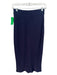 Maeve Size XS Navy Viscose Blend Knit Slit Skirt Navy / XS