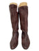 Frye Shoe Size 8M Brown Leather Western Pointed Almond Toe Slouchy Boots Brown / 8M
