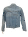 All Saints Size 0 Light Wash Cotton Blend Denim Embroidered Detail Bird Jacket Light Wash / 0