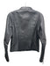 Zara Size Medium Black Sheep Leather Cotton Lining Zipper Long Sleeve Jacket Black / Medium