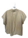 Tuckernuck Size M Tan Rayon & Polyester Collar V Neck Front Pockets Top Tan / M