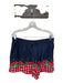 Damson Madder Size 12 Navy & Red Cotton Cherry Print smocked Short Set Short Set Navy & Red / 12
