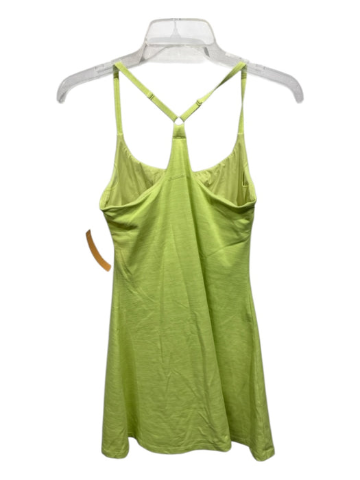 Outdoor Voices Size Medium Lime Green Nylon Blend Heathered Racerback Dress Lime Green / Medium