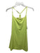 Outdoor Voices Size Medium Lime Green Nylon Blend Heathered Racerback Dress Lime Green / Medium