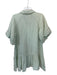 Jonathan Simkhai Size M Green & White Linen 3/4 Sleeve Striped Collar Dress Green & White / M