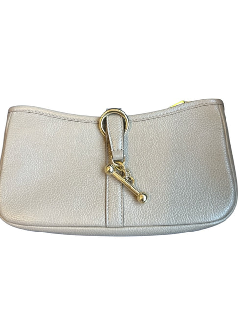 Strathberry Mushroom Leather Toggle Chain Strap Crossbody GHW Bag Mushroom / S