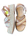 Dolce Vita Shoe Size 8 Brown & Tan Leather Wicker Espadrille Platform Sandals Brown & Tan / 8