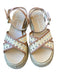 Dolce Vita Shoe Size 8 Brown & Tan Leather Wicker Espadrille Platform Sandals Brown & Tan / 8