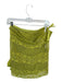 Marie Oliver Size One Size Green Cotton Macrame Wrap Coverup Skirt Green / One Size