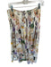 Marie Oliver Size M Cream & Multi Rayon Blend Smocked Waist Band Horoscope Skirt Cream & Multi / M