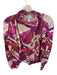 Chufy Size S Purple & Taupe Viscose Long Sleeve Kaleidoscope Top Purple & Taupe / S
