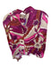 Chufy Size S Purple & Taupe Viscose Long Sleeve Kaleidoscope Top Purple & Taupe / S