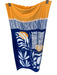 Michelle Parisou Size Est S/M Blue & Orange Strapless Plants Maxi Dress Blue & Orange / Est S/M