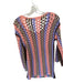 Olivaceous Size M Pink & Purple Long Sleeve Macrame Cover Up Dress Pink & Purple / M
