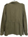 Velvet Size L Army Green Cotton Long Sleeve Snap buttons Cargo Jacket Army Green / L