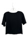 Ripley Rader Size 3/L Black Viscose Blend Short Sleeve Cropped Top Black / 3/L