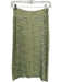 Missoni Size 46 Green & Brown Rayon Blend Elastic Waist Lines Textured Skirt Green & Brown / 46