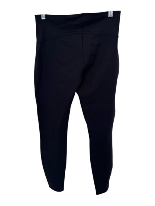 Spanx Size M Navy Rayon Blend Elastic Waist Solid Leggings Navy / M