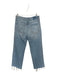 Mother Superior Size 28 Light Wash Cotton Mid Rise Wide Leg Raw Hem Jeans Light Wash / 28