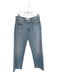 Mother Superior Size 28 Light Wash Cotton Mid Rise Wide Leg Raw Hem Jeans Light Wash / 28