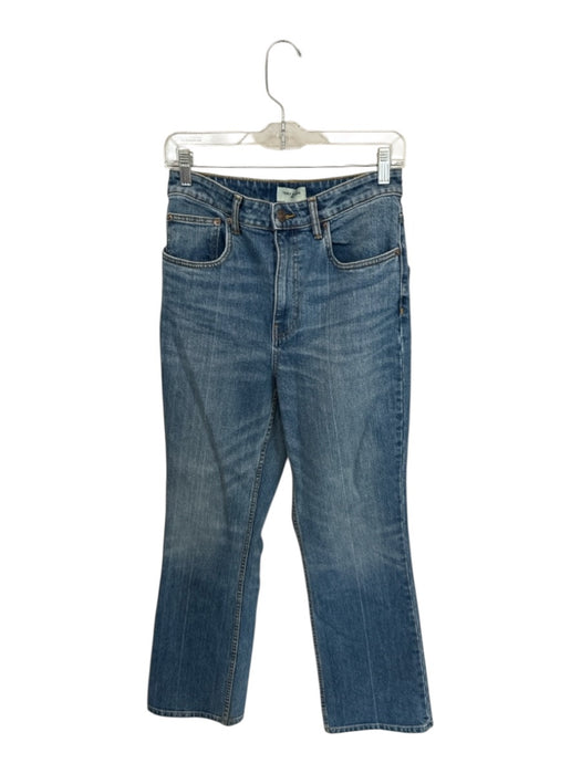 Tory Burch Size 28 Med Dark Wash Cotton High Waist Bootcut Jeans Med Dark Wash / 28