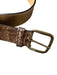 Louis Vuitton Bronze Leather Python Brass Hardware Metallic Belts Bronze / 38