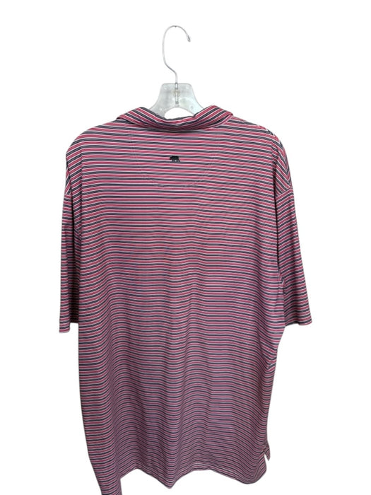 Onward Reserve Size XL Red & Black Polyester UGA Striped Golf Men's Polo Red & Black / XL