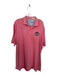 Johnnie-O Size XL Red & White Polyester UGA Golf Men's Polo Red & White / XL