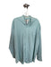 Onward Reserve Size XL Blue & Gray Nylon Grid Button Down Men's Shirt Blue & Gray / XL