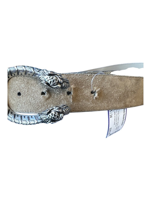 Gucci Taupe Coated Canvas Leather Dionysus Guccissima Belts Taupe / 85 / 34