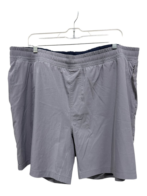 Rhone Size XXL Purple Synthetic Solid Athleisure Men's Shorts Purple / XXL